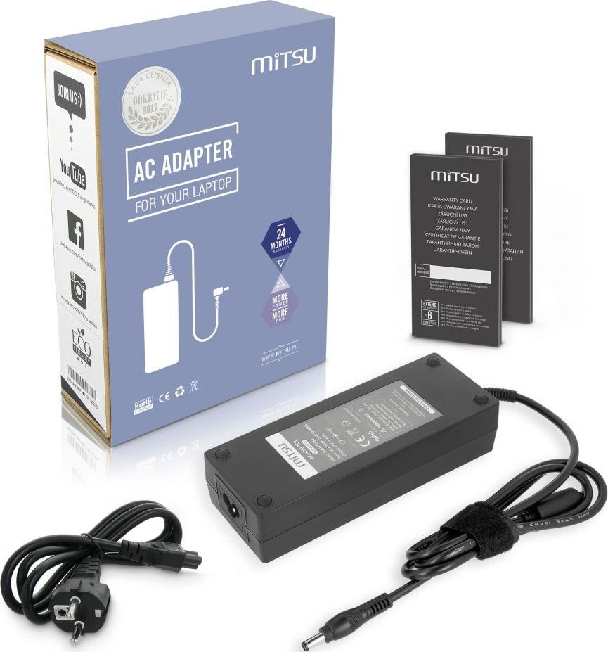 Karikues laptopi Mitsu AC Adapter, 19V 6.3A, 120W, i zi