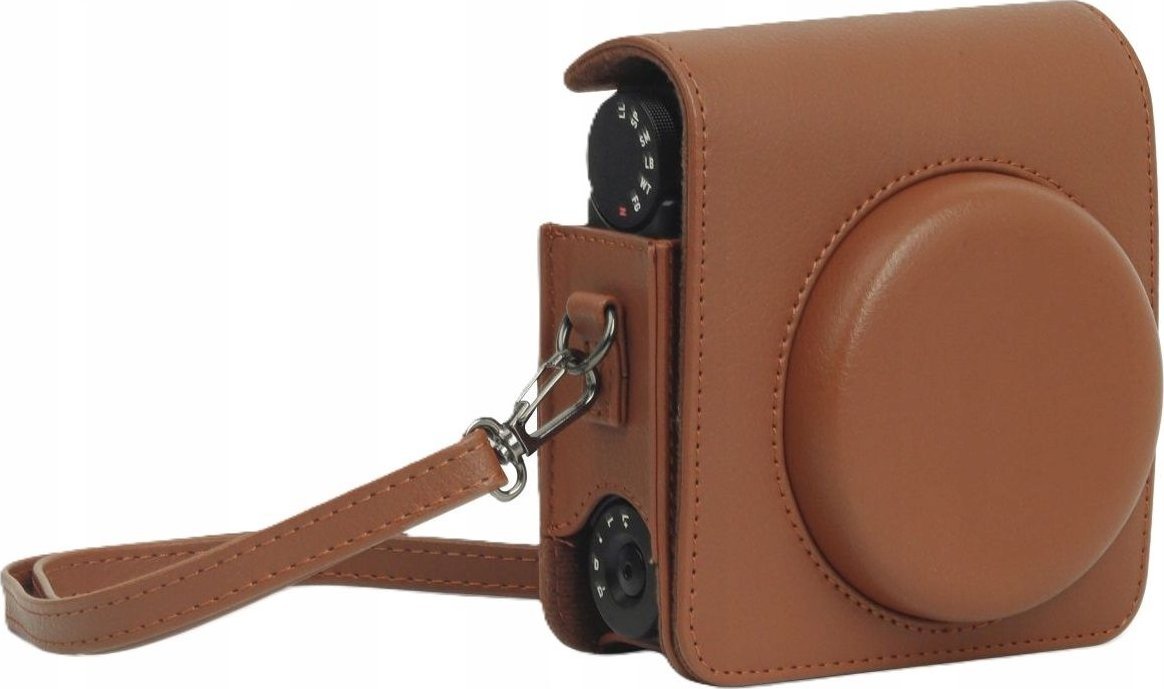 Çantë mbrojtëse LoveInstant për Fujifilm Instax Mini 99, lëkurë sintetike, kafe