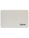 Kutizë e jashtme për disk 2.5" Rack Spacer SPR-25612W, USB 3.0, e bardhë