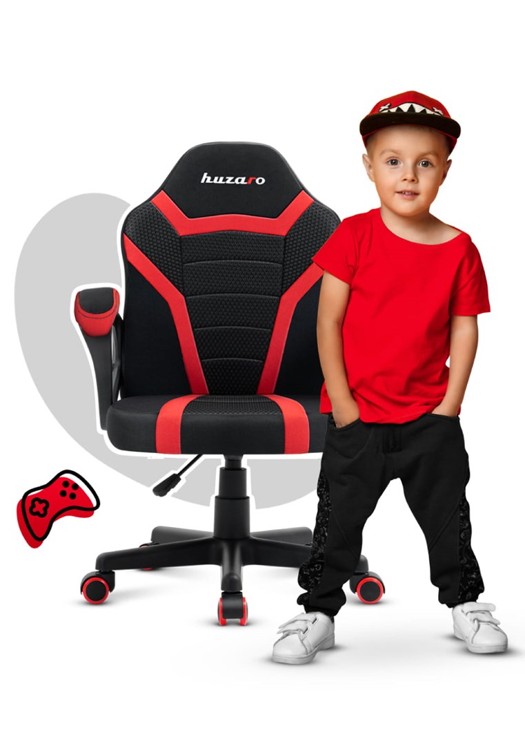 Karrige lojërash për fëmijë Huzaro Ranger 1.0, Mesh, e kuqe 2