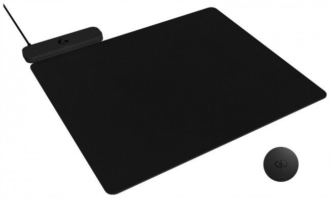 Mousepad gaming Logitech G Powerplay 2, karikim wireless, 34 x 28 cm, i zi