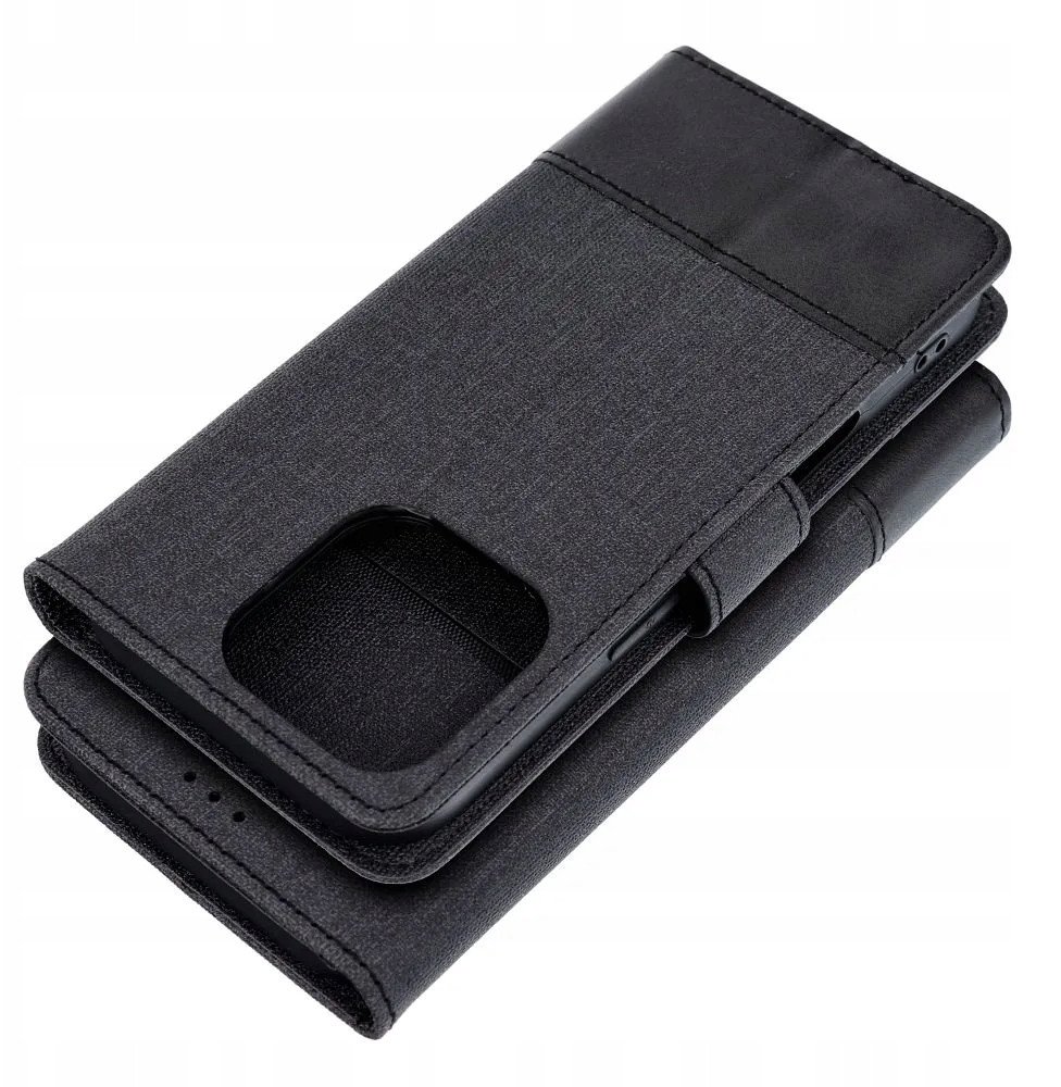 Kapak telefoni Siemens Book Case OEM GOMMA Book për Xiaomi Redmi Note 14 Pro 4G, tip book, me xhepa për karta, blu