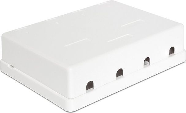 Kuti murale DeLOCK 86208, për 4 module Keystone, e bardhë