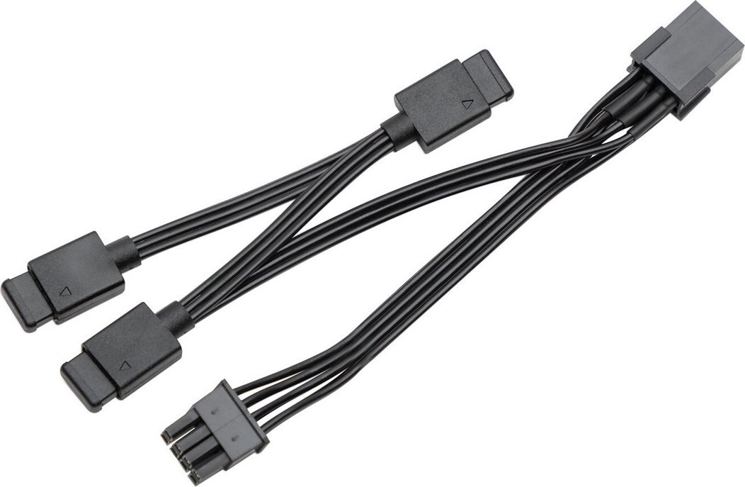 Делител на сигнал EKWB EK Loop OmniLink SATA, D RGB, 4-пински PWM, црн
