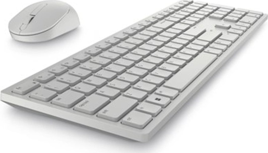 Set tastierë dhe maus Dell KM5221W Pro 580-AKFB, të bardhë