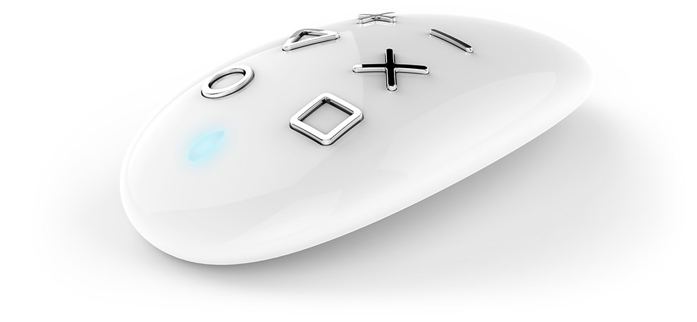 Telekomandë smart Fibaro KeyFob FGKF-601, Z-Wave, e bardhë