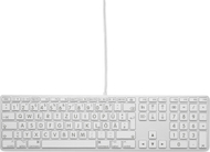 Tastierë LMP USB Keyboard with Large Characters, 110 taste, me kabllo USB, argjendtë