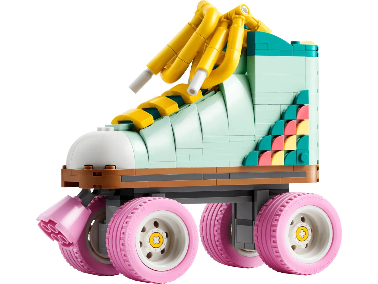 Set LEGO Creator Retro Roller Skate 31148, model ndërtimi dekorativ, shumëngjyrësh