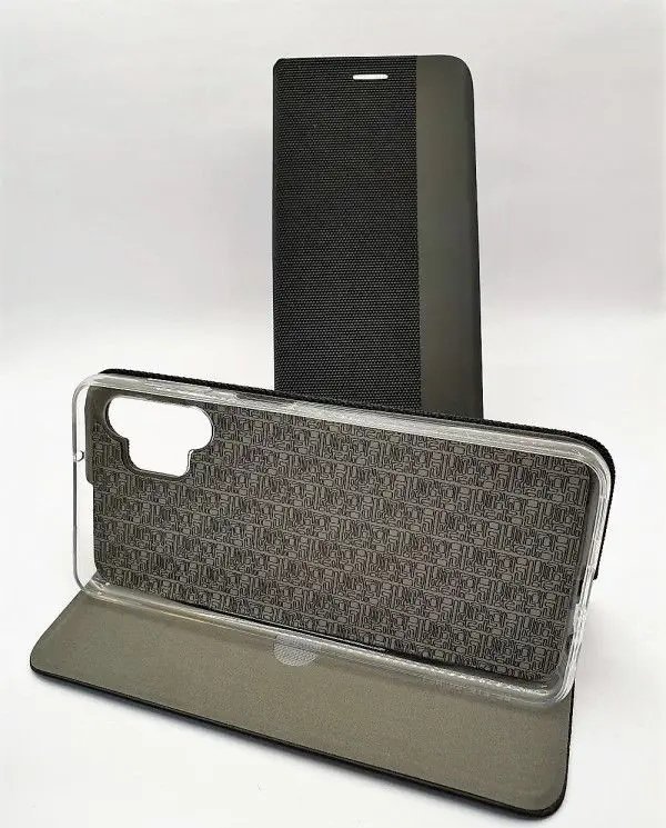 Kaburë telefoni Luna Book Carbon për Xiaomi Redmi Note 13 Pro 5G, mbrojtëse me kapak, blu