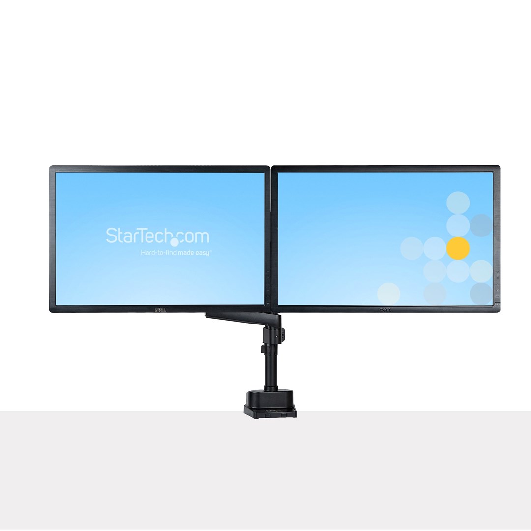 Mbajtëse për dy monitorë StarTech.com, 32", 8 kg, VESA 75x75/100x100, e zezë