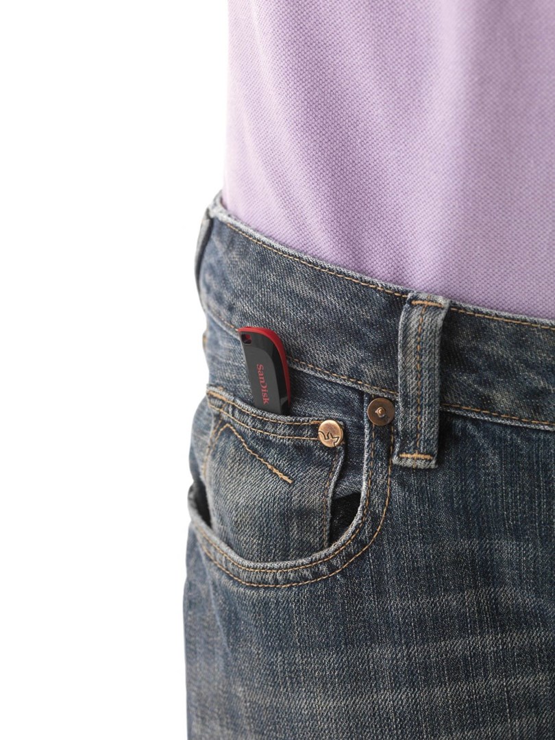 USB SanDisk Cruzer Blade, 128 GB, USB Type-A