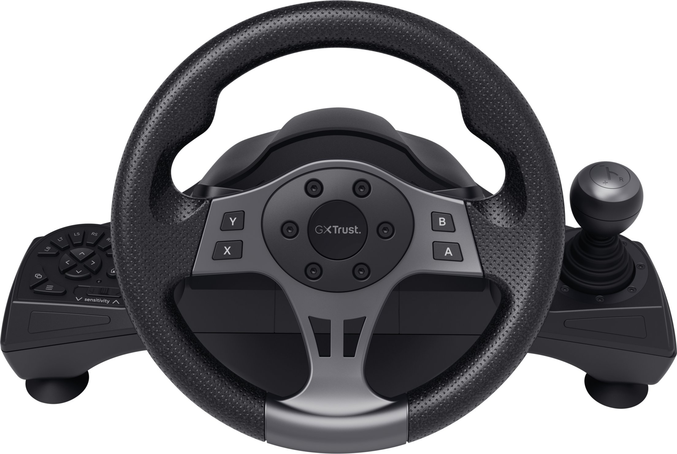 Туркач за игри Trust GXT 289 Movi, USB, со педали, црн