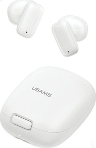 Kufje wireless Usams TWS ID Series, Bluetooth 5.3, pa tela, të bardha