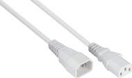 Кабел за струја Кабелмајстер SK1430 W030, 3m, IEC C14 во IEC C13, бел
