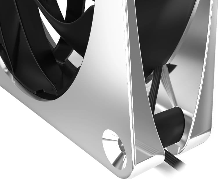 Ftohës Alphacool Apex Stealth Metal, 120 mm, i argjendtë