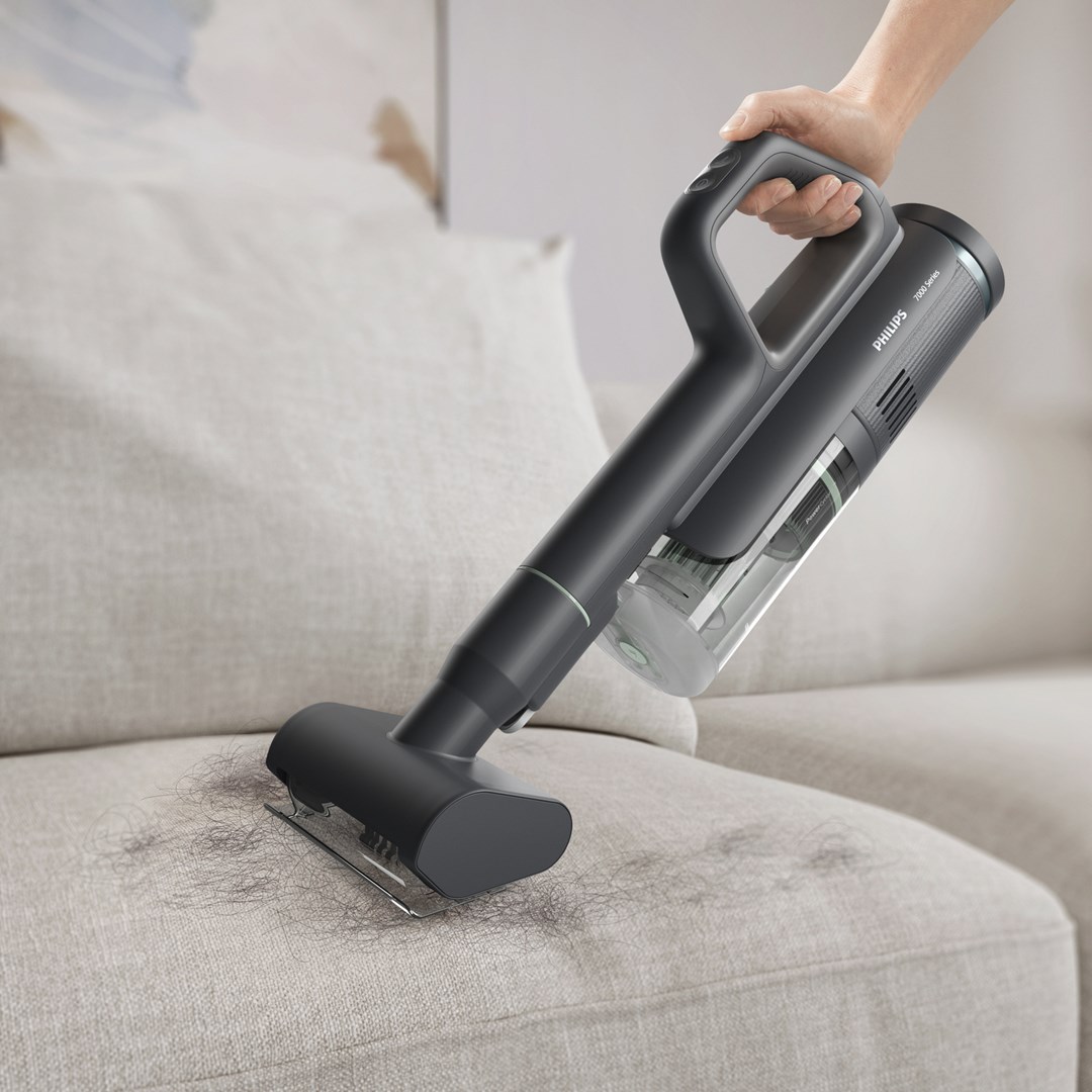Fshesë me korrent Philips AquaTrio Cordless 7000 Series XW7263/11, pa kabllo, 3 në 1, gri