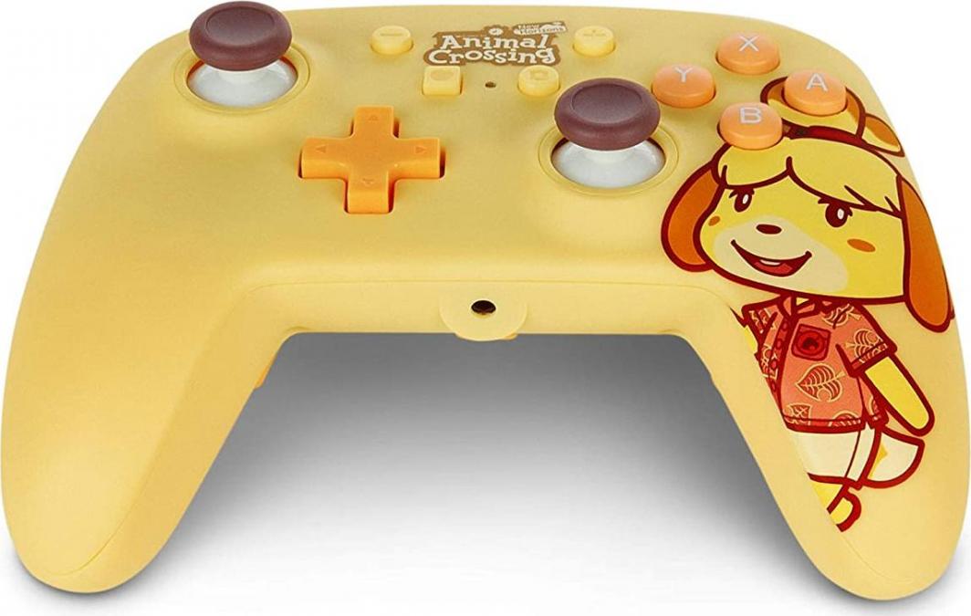 Kontroller PowerA Animal Crossing Isabelle, me kabllo, i verdhë