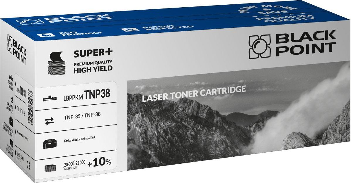 Ngjyrë Black Point LBPPKMTNP38, e zezë