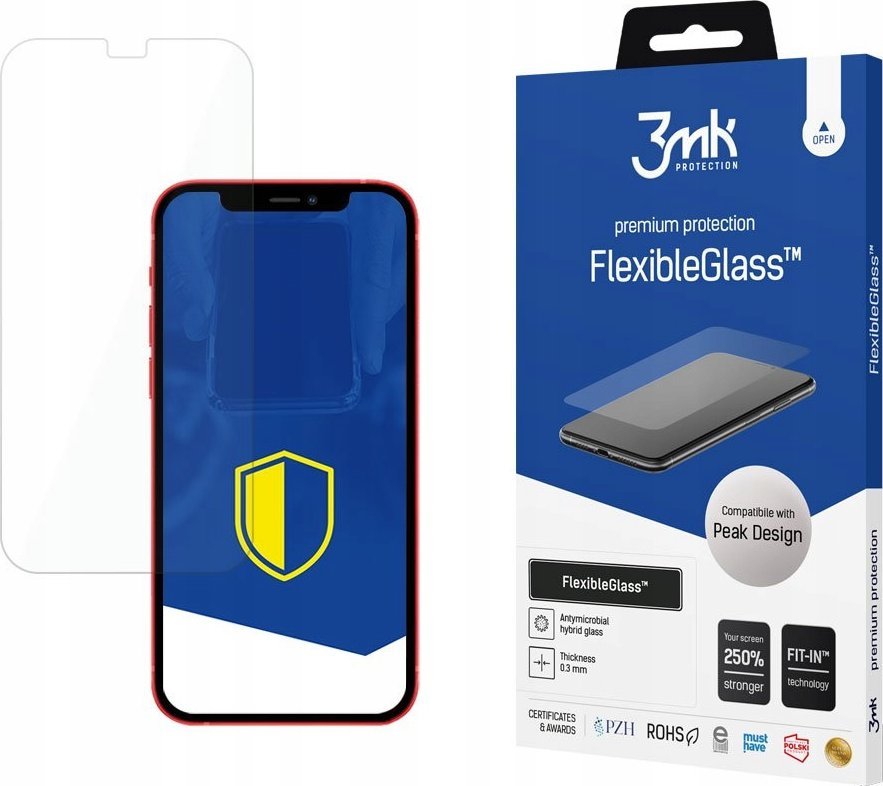 Xham mbrojtës 3mk FlexibleGlass PD, 0.3mm, për telefona, transparent