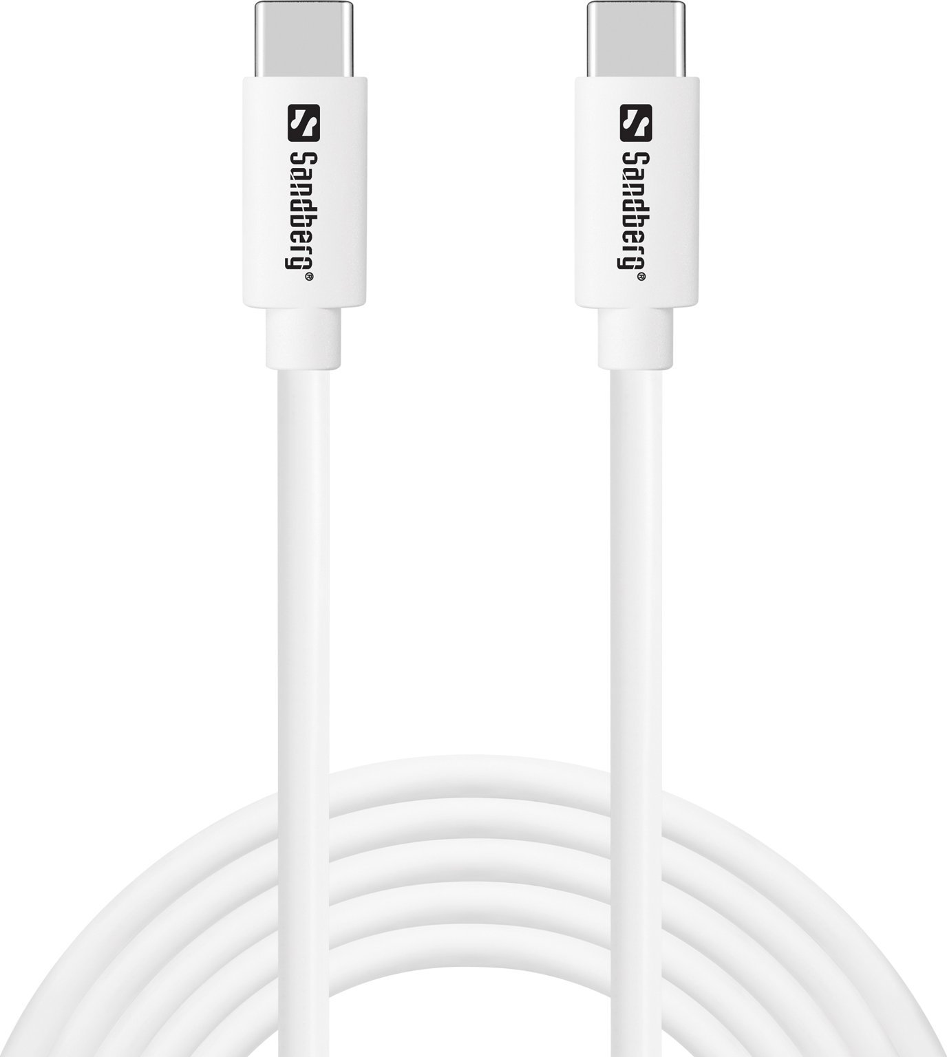 Kabllo USB C Sandberg Saver, 65W, 2m, e zezë
