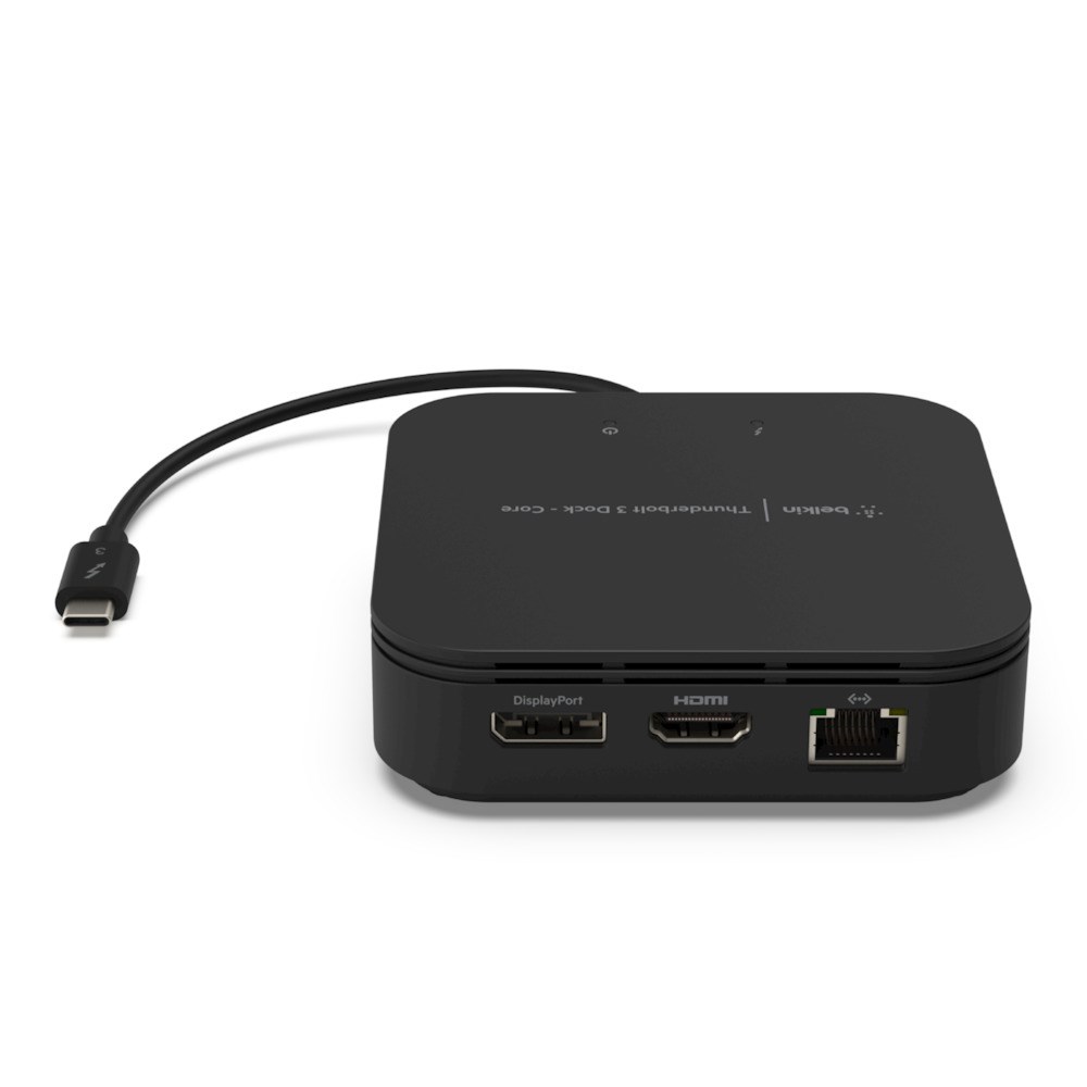 Stacion Thunderbolt 3 Dock Plus, 40Gbps, 60W PD, Dual 4K, i zi