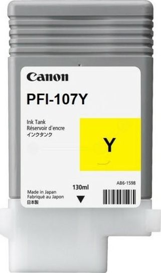 Patronë boje Canon PFI-107, 130ml, yellow, origjinal