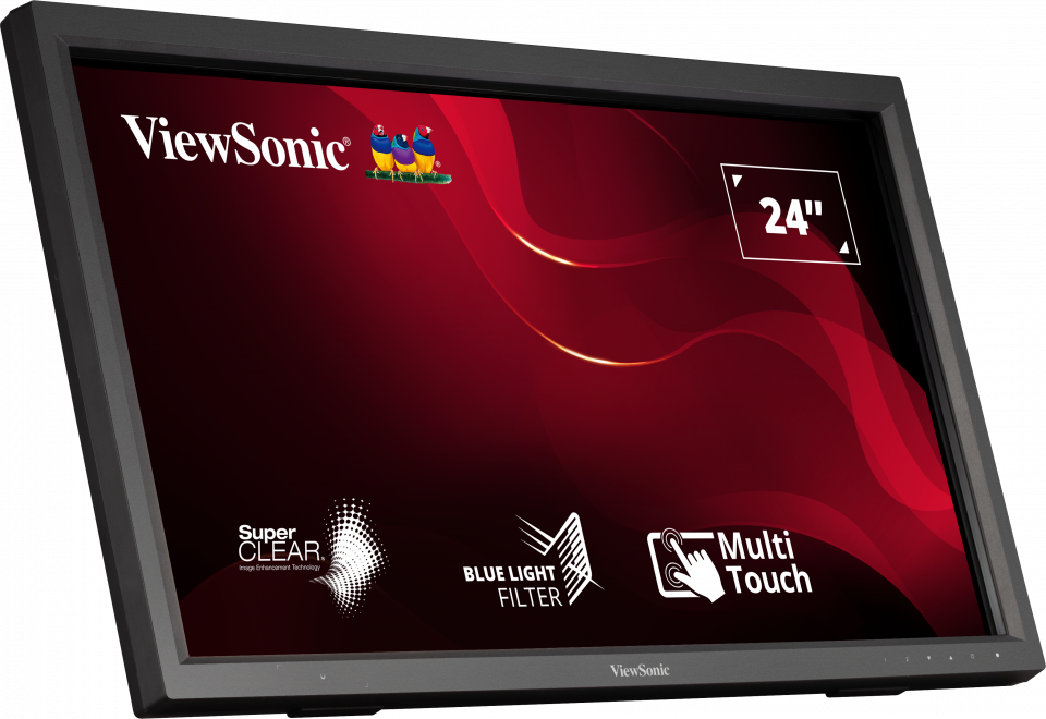 Monitor me prekje ViewSonic TD2423, 24", Full HD, i zi