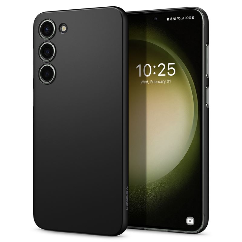 Mbështjellës për Samsung Galaxy S23 Spigen Air Skin, i zi