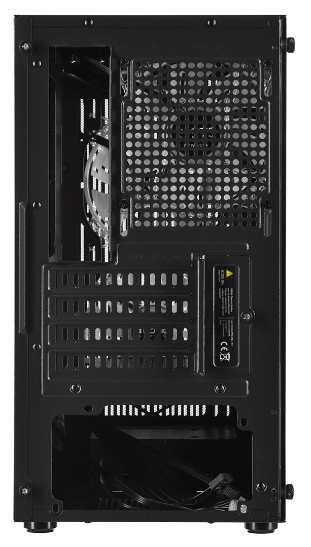 Kutia kompjuterike Logic Concept Atos, Micro ATX, ARGB, e zezë