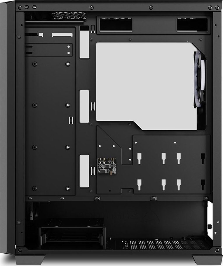 Kasë Sharkoon VS9 ARGB, e zezë, Midi Tower