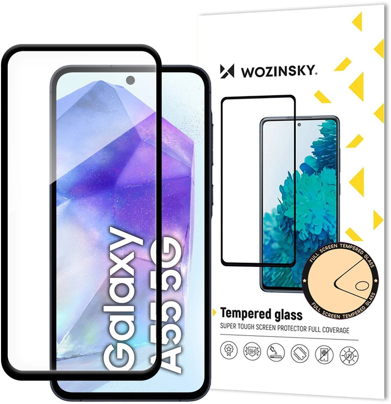 Stakll mbrojtës Wozinsky për Xiaomi Poco F6, xham i kalitur 9H, transparent