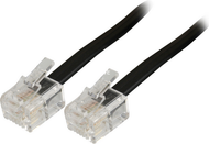 Kabllo telefonike Goobay Modular, 3 m, e zezë