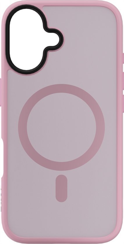 Mbrojtëse telefoni NEXT ONE Mist Shield MagSafe, për iPhone 16, polikarbonat dhe TPU, rozë