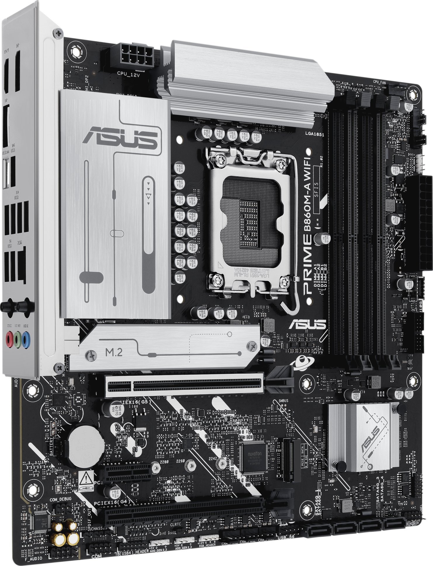 Pllakë amë ASUS PRIME B860M A WIFI, Intel B860, mATX, me WiFi