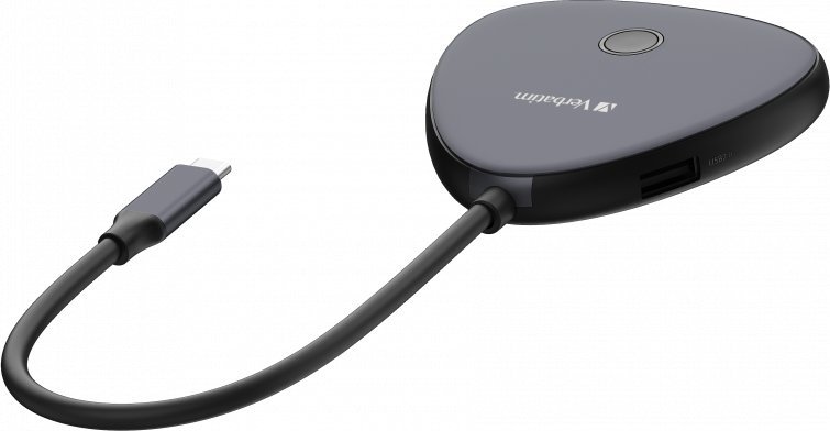 Adapter wireless për ekran Verbatim Share My Screen, USB C, 4K, i zi