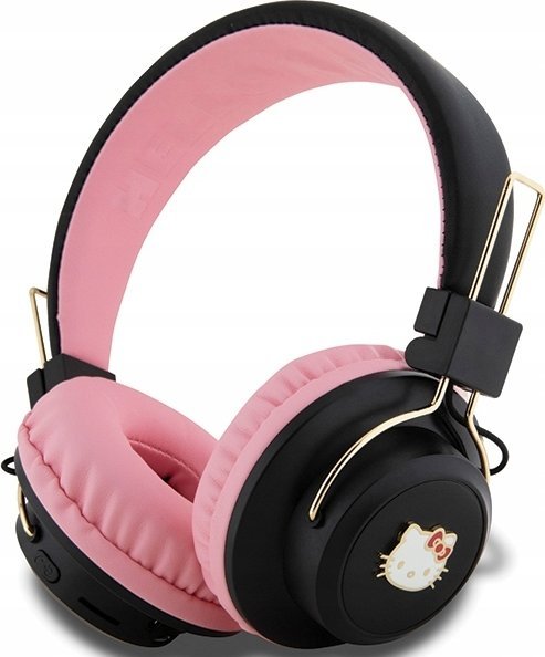 Kufje pa tela Hello Kitty Hello Wireless Headphones 10, mbi vesh, Bluetooth, rozë e zezë