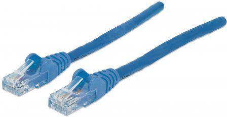 Kabllo rrjeti Intellinet Cat6, 0.5m, RJ45, blu
