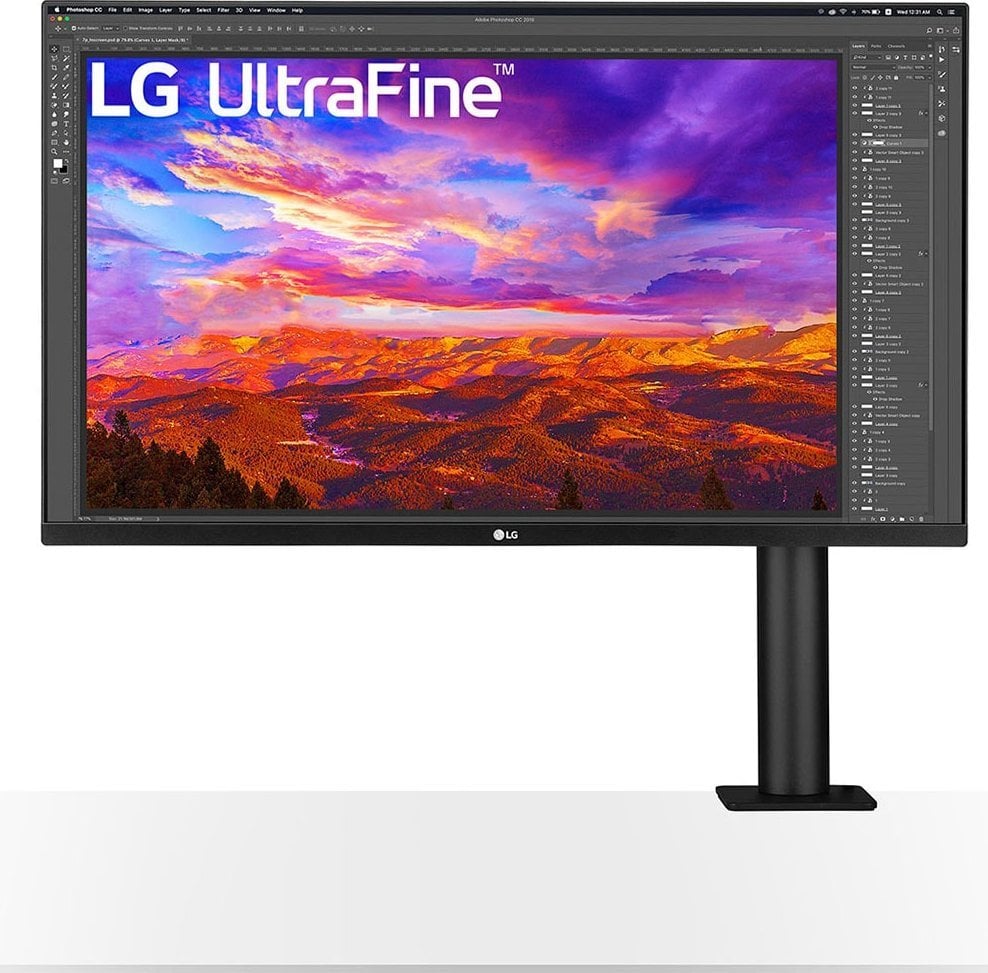 Monitor LG UltraFine 32UN880P-B Ergo, 31.5'', 3840 x 2160, i zi