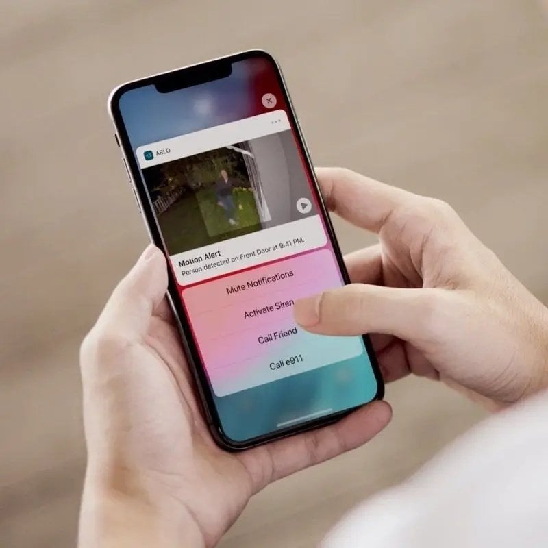 Kamerë sigurie pa tela Arlo Ultra 2, set 2 kamera, 4K HDR, e bardhë