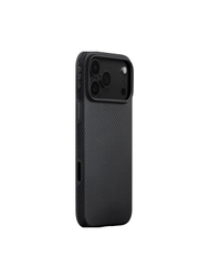 Mbulesë telefoni PITAKA Aramid UltraGuard, për iPhone 17 Pro Max, kompatibile MagSafe, e zezë gri