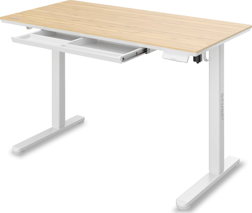 Tavolinë SENSE7 Newai Bamboo, e kaftë/ bardhë