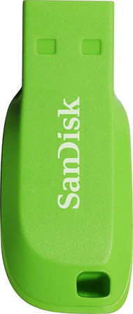 USB SanDisk Cruzer Blade, 16GB, USB 2.0, e zezë me të kuqe