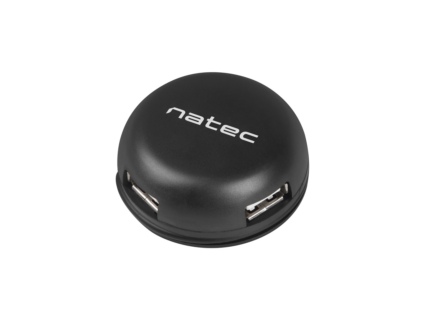 USB Hub Natec Bumblebee, 4 porte, USB 2.0, e zezë