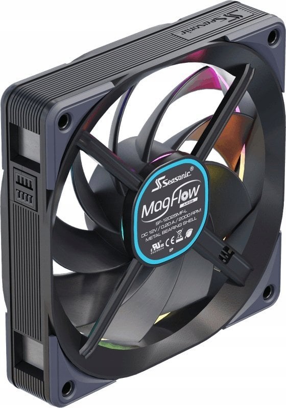 Ftohës SeaSonic MagFlow 120 ARGB, 120 mm