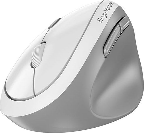 Maus вертикален Genius Ergo 8350S, без кабел, 2400 DPI, бело сив