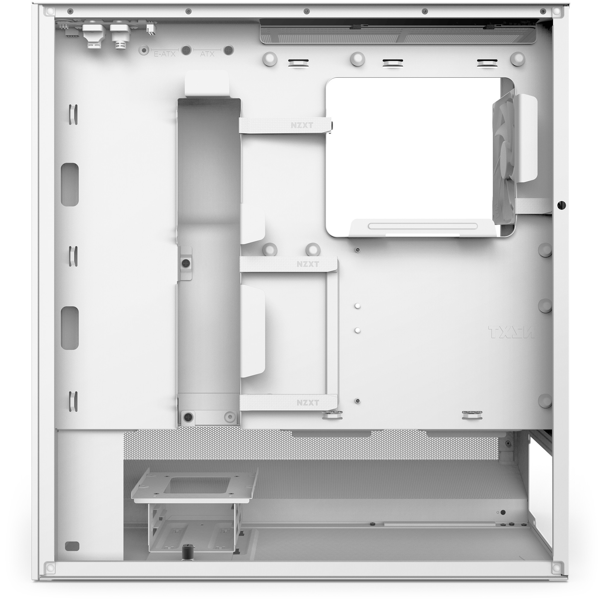 NZXT H5 Flow RGB (CC-H52FW-R1) - Kasë kompjuteri - e bardhë