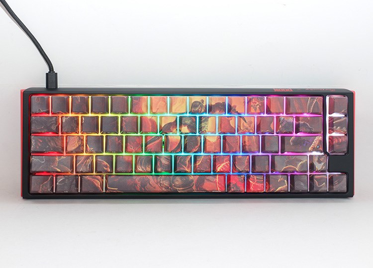Tastierë për lojëra Ducky x Doom One 3 SF, Cherry MX Brown, RGB LED, e zezë
