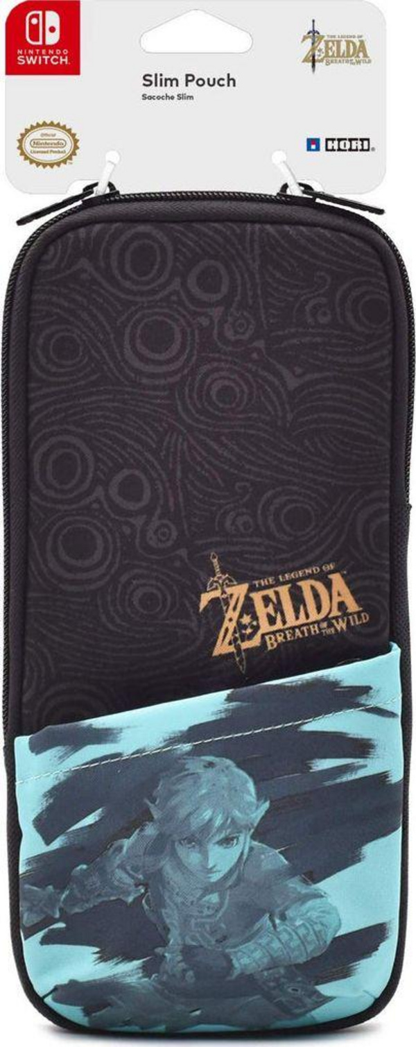 Mbrojtëse Hori Slim Pouch Zelda për Nintendo Switch, e zezë