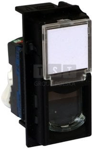 Prizë RJ45 Bticino Living Now KG4279C6, UTP Cat 6, pa mjete, e zezë