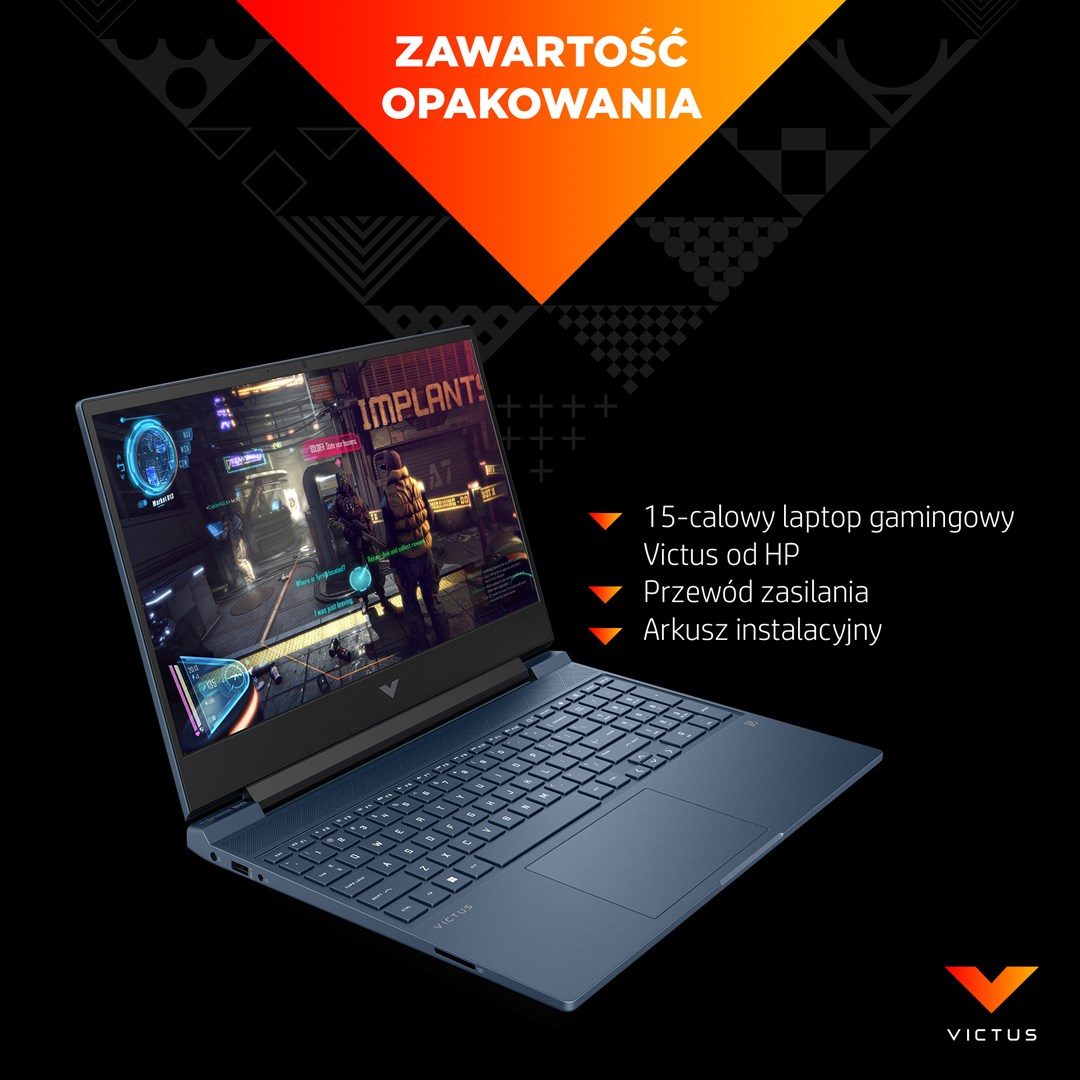 Laptop HP Victus 15-fb0155nw, 15.6", 144Hz, AMD Ryzen 5 5600H , 16 GB RAM, 512 GB SSD, NVIDIA GeForce RTX 3050, i hirtë
